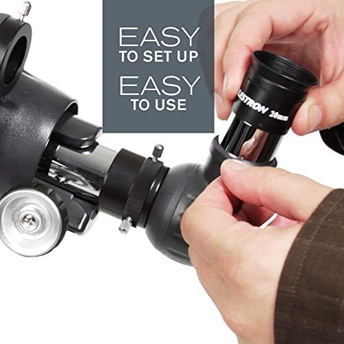 Celestron AstroMaster 70AZ Refractor Telescope for Moon & Planet Viewing - Image 4