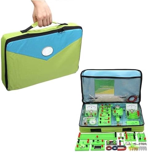 Electromagnetic Physics Circuit Experiment Set, Magnetic Levitation Wind Car Principle Demonstrator, Diode Conductivity Educational Science Kit with Storage Bag by Unknown