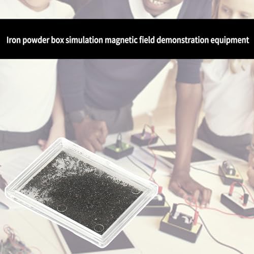 Iron Powder Filings Powder Shavings Packed in Clear Box Interactive Magnetism Experiment Classroom Teaching Aid Physics Teaching Aid - Image 4