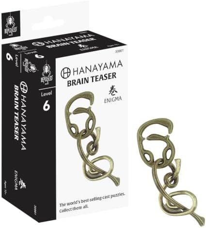 BePuzzled | Enigma Hanayama Metal Brainteaser Puzzle Mensa Rated Level 6, for Ages 12 and Up by BePuzzled