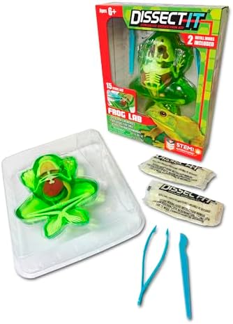 Dissect-It, Standard Frog Dissection Kit, STEM Toys for Kids, Ages 6+ by TopSecretToys