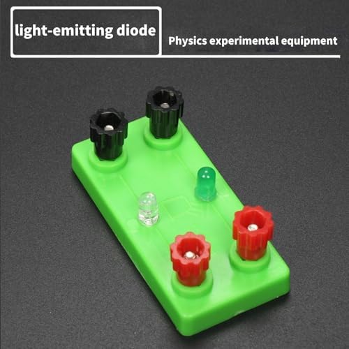 Emitting Diode Experiment Props Physics Electric Circuit Board Learning Tool Physics Electricity Experiment Device LED Light Bulb Science Experiment Physics Teaching Demonstration - Image 7