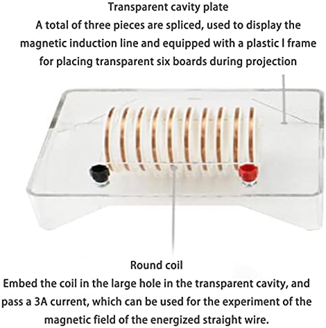 Physics Experiment,Power Supply Solenoid Current Magnetic Field Demonstrator Experiment Physics Left Hand Rule Ampere's Law Magnetic Powder Electromagnetism Experiment Teaching Instrument - Image 4