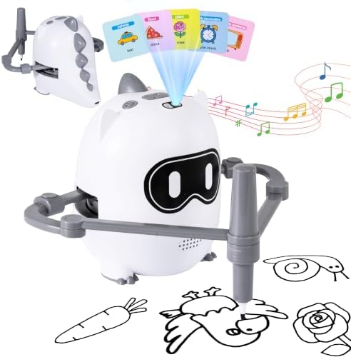 Drawing Robot for Kids for Ages 3-8, Smart Scan, Music, 200 Drawing Cards by Unknown