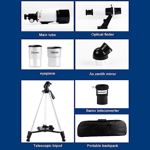 Monoculars Telescope High Power Astronomical Telescope, Astronomical Telescope for Kids and Adults Professional Telescope Telescope Kit with Backpack for Astronomy Binoculars - Image 4