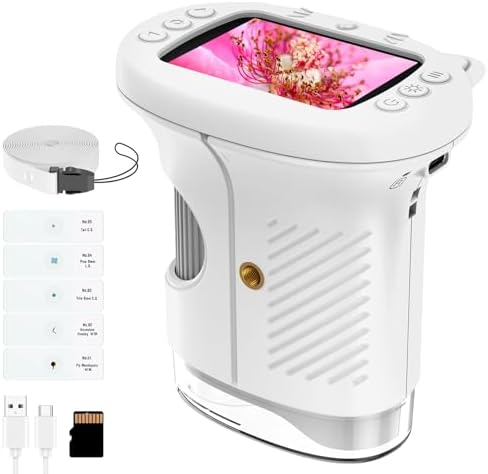 Kids Handheld Digital Microscope 1000X: Science Gift Kit STEM Toy Ages 5-13 by BEBANG