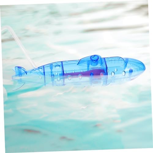 Submarine Model Homemade Submarine Buoyancy Principle Demonstration Physical Experiment Equipment Physical Experiment Tool Plastic Self-Made Submarine Model Blue Inflatable - Image 6