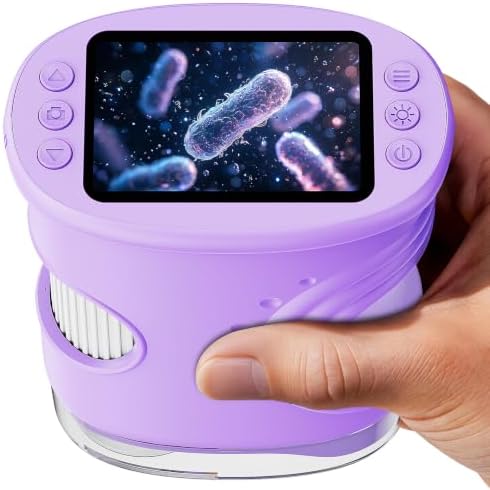 SEEKID Microscope for Kids 200-1000X, STEM Toy Science Kit for Kid(Purple) by Unknown