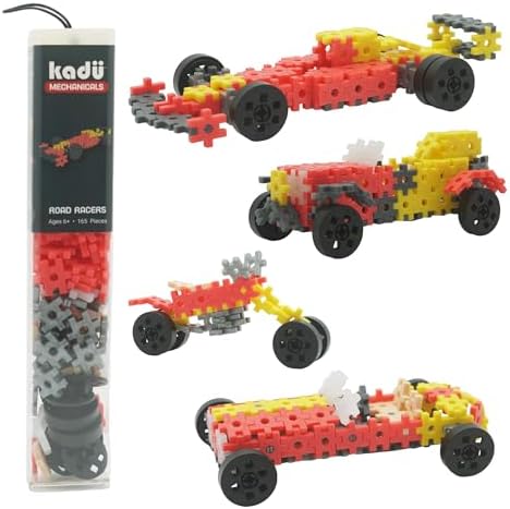 KADÜ Mechanicals 165 Piece Road Racers Yellow Kids Age 6+ Building Blocks by Unknown