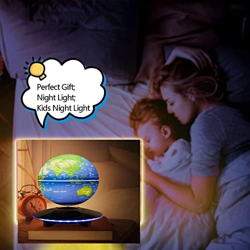 Magnetic Levitation Globe, Levitation Globe with LED Lights; Office Home Art Desktop ; Great for your decorative gifts. - Image 7