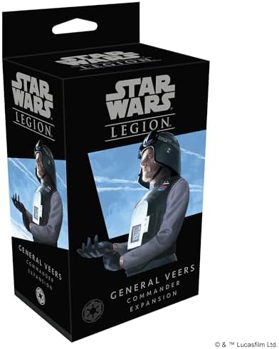 Star Wars: Legion General Veers COMMANDER EXPANSION - Lead Imperial Forces to Victory! Tabletop Miniatures Strategy Game, Ages 14+, 2 Players, 3 Hour Playtime, Made by Atomic Mass Games by AtomicMassGames