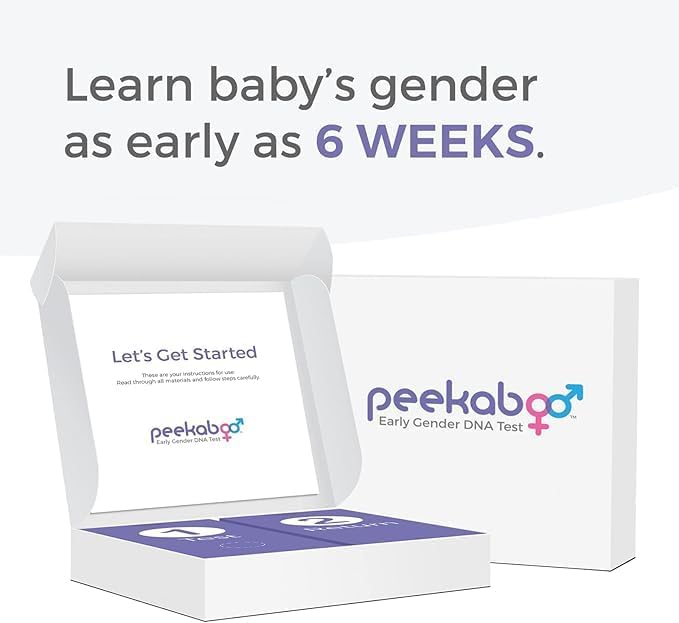Peekaboo Early Gender At Home DNA Test, Over 99% Accurate, Test as Early as 6 Weeks Pregnant, Includes Lab Fee - Image 2