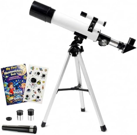 Telescope for Kids 8-12, 100x Magnification Beginner Kids Telescope by Sobrzy