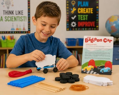 Fun Express DIY Steam Car Craft Kits, Makes 12 - Image 3