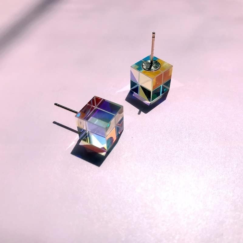 Prisms & Kaleidoscopes Color Prism Pendant Mini Small Necklace Six-Sided Light Lenses Science Classroom Optics Kits - Image 3