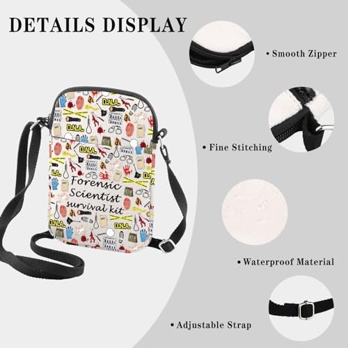 GJTIM Forensic Scientist Gift Forensic Science Investigator Gift Criminologist Travel Bag Forensic Scientist Survival Kit (Forensic Scientist CR) - Image 3