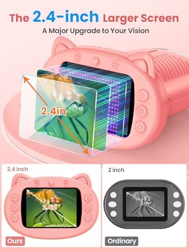 1000X Handheld Digital Microscope for Kids, 2.4" IPS Screen STEM Toys - Image 3