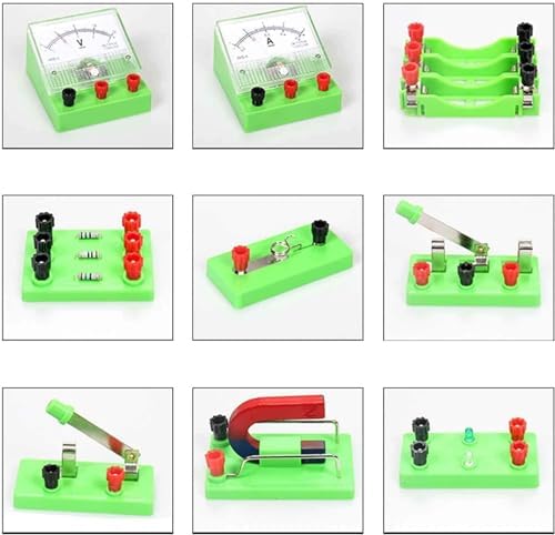 VERIMP Physics and Electricity Experiment Box Circuit Experiment Box Fun Wind Car Expand Experimental Energy Conversion Experiment Explore Solenoids (electromagnets) and Ampere's Rule - Image 4