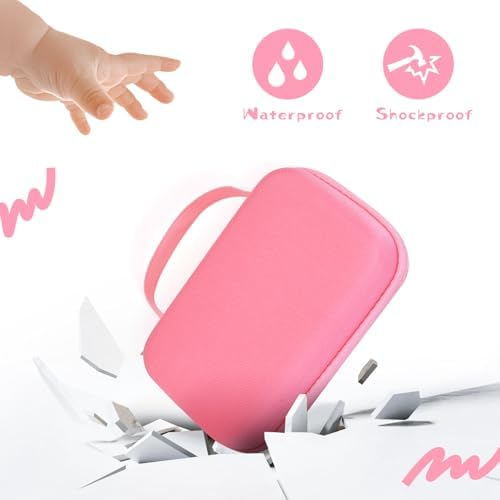 Hard Case Compatible with MYNT3D Super/Professional Printing 3D Pen,Pink - Image 4