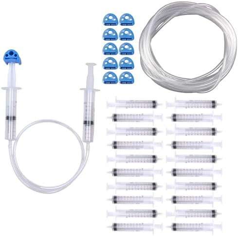 Hydraulic and Pneumatic STEM Kit for Kids, 10 Sets - Syringes, Tubes by STEMInventions