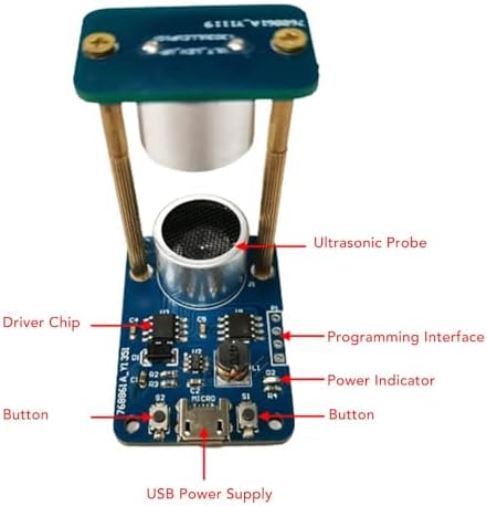 Ultrasonic Levitation Module DIY Kit – Physics Experiment Tool with Standing Wave Controller for STEM Education & Electronic Projects - Image 4