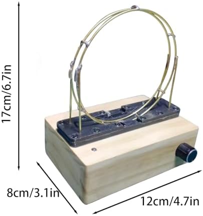 Electromagnetic Iron Ball Accelerator DIY Model, Magnetic Induction Perpetual Motion Physics Demo Kit for Science Classroom Education - Image 2