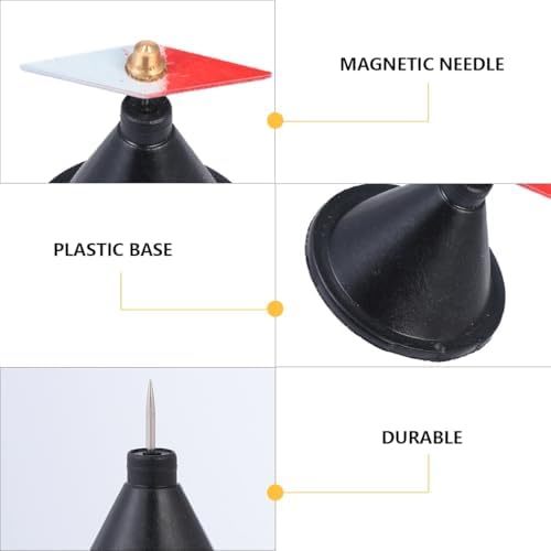 ULTECHNOVO Wing-Shaped Magnetic Needle Science Teaching Aid with Stand Magnetic Compass Needle Experimental Apparatus for Electromagnetic Induction Field Direction Stem Classroom 48 pcs - Image 6