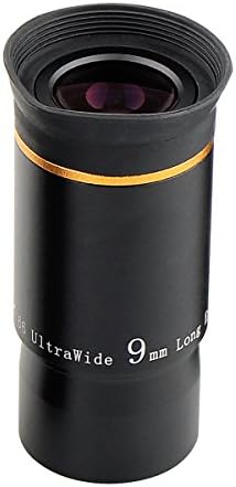 SVBONY Telescope Eyepiece, 9mm Gold Line Eyepiece 66° Ultra Wide Angle Lens by SVBONY