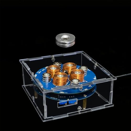 Magnetic Levitation DIY Kit with Clear Plastic Case, Circuit Board Soldering Project, Physics Electromagnetism Science Experiment Kit for STEM Education, Adults & Teens 14+ - Image 2