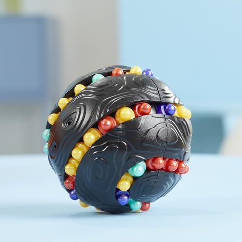 Hasbro Gaming Atomix Game for Kids, Teens, and Adults, Brainteaser Puzzle Sphere Ball and Fidget Toy, 1 Player, Portable Summer Travel Activities, Ages 7+ - Image 2