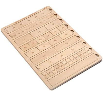 EKOPLAY’s Wooden Puzzles for Kids, 31 Piece Puzzle for School Kids, Learning Educational Toys Gifts for Boys Girls. Mathematical Puzzle Sets Arithmasticks Fractions Puzzle. Age 5+ Years. - Image 4