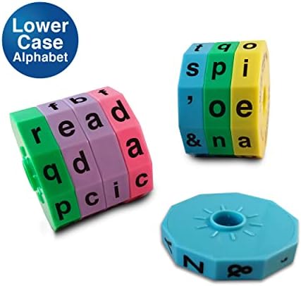 Geospace Read Spin Education Game for Kids – A Handheld Magnetic Spelling Game with Storage Pouch (Lower Case Letters) - Image 3