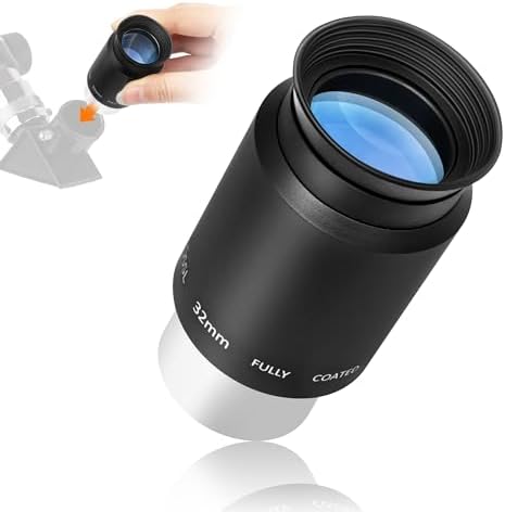 Astromania Telescope Plossl Eyepiece 1.25 Inch 32mm Eyepiece Telescope Lens by AstromaniaOptics