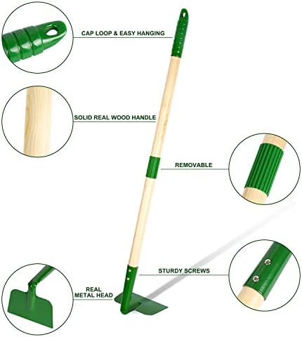 Duckura Kids Gardening Tools Set - 7pcs Wheelbarrow Set for Kids - Image 6