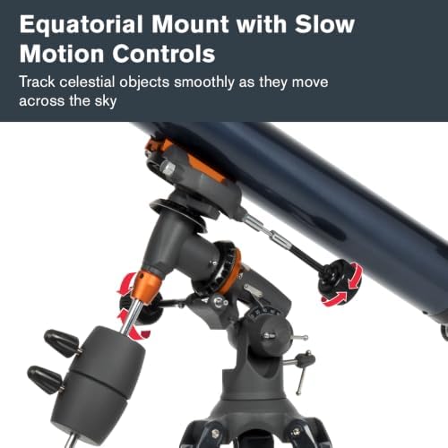 Celestron AstroMaster 90EQ Refractor for Lunar & Planetary Views - Image 2