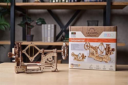 UGEARS STEM Tachometer Model Kit - Creative Wooden Model Kits for Adults - DIY Mechanical Science Kit for Self Assembly - Unique Educational and Engineering 3D Puzzles with App - Image 6