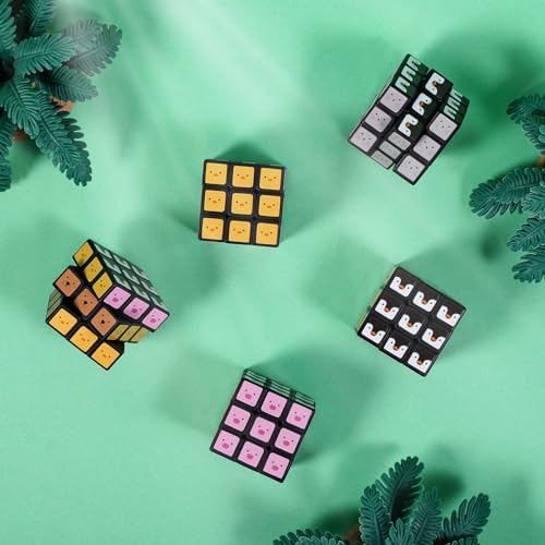 48 Pack Animals Mini Cube Bulk, 1.18 Inch 3x3x3 Small Puzzle Cubes Set, Animal Themed Birthday Party Favors, Classroom Rewards Prizes, Stocking Stuffers, Easter Basket Fillers for Kids - Image 5