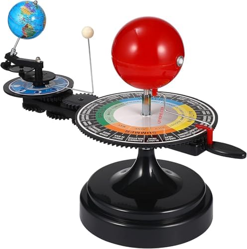 English Solar System Sun Earth Moon Orbital Model, Educational Planetarium Project Kit for Science Astronomy Teaching, Earth Moon Sun Rotation Model for Kids by Unknown
