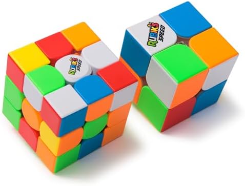 Rubik's Cube Speed Cube 2-Pack, Magnetic 3x3 & 2x2 Brain Teasers - Image 3