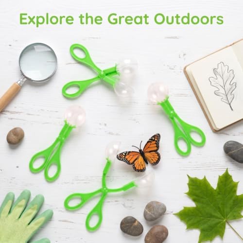 Alasum Kids Bug Kit 5 Scissor Clips Catchers for Outdoor Exploration Butterfly Catchers for Kids Plastic Clamps for Nature Play - Image 7
