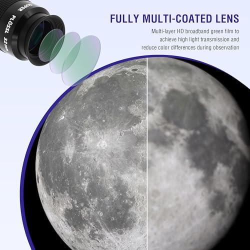 Astromania 1.25" 32mm Super Plossl Telescope Eyepiece - Bundle with - Alignment 1.25 Inch Laser Collimator - Image 7