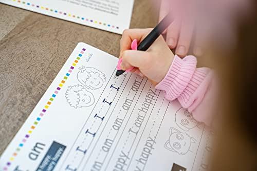 Teacher Designed Reusable Kindergarten Sight Words-EliteKids Large Magic Practice Copybook For Kids- Handwriting practice Letter Tracing Books for Kids Ages 3-5, Handwriting workbook for kids - Image 5
