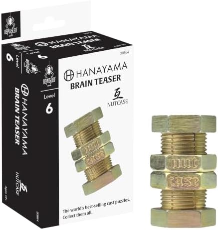BePuzzled | Nutcase Hanayama Metal Brainteaser Puzzle Mensa Rated Level 6, for Ages 12 and Up by BePuzzled
