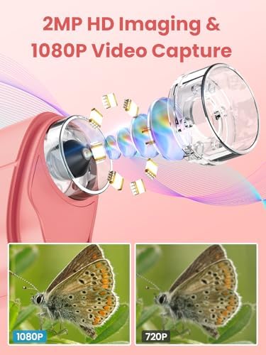 1000X Handheld Digital Microscope for Kids, 2.4" IPS Screen STEM Toys - Image 2