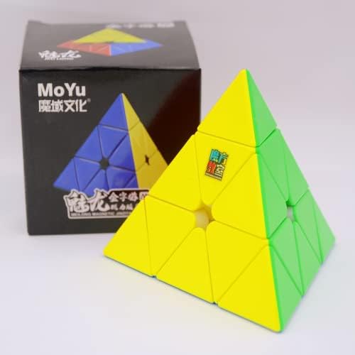 Bukefuno MoYu Meilong Magnetic Pyraminx 3x3 Stickerless Speed Cube Puzzle - Image 3