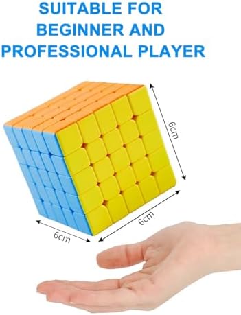 CFMOUR 5x5 Speed Cube, Stickerless Magic Cubes Bundle, Puzzle Toys - Image 6