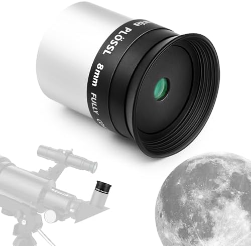 Astromania Telescope Eyepiece 1.25 Inch Plossl Eyepiece Telescope Lense 8mm by AstromaniaOptics