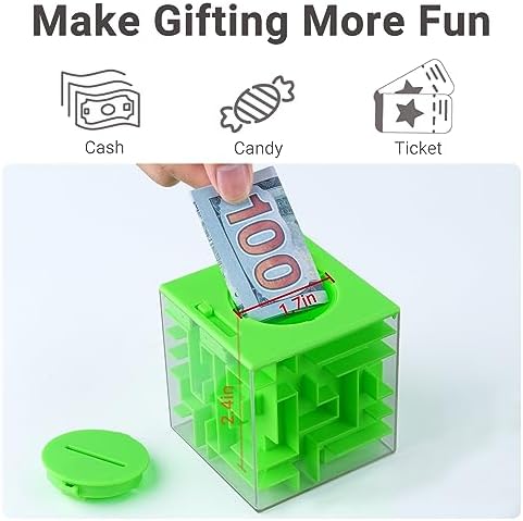 iKeelo Money Maze Puzzle Box (2 Pack), Makes Cash Gift Giving Much More Fun - Image 4