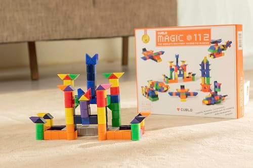 MAGIC112 Magnetic Blocks, 112PCS STEM Building Toy for Kids 4+ - Image 3