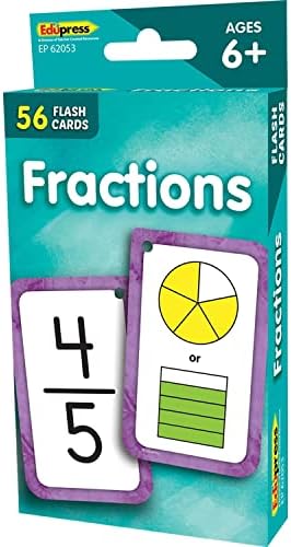 Teacher Created Resources Fractions Flash Cards (EP62053) by TeacherCreatedResourcesOS